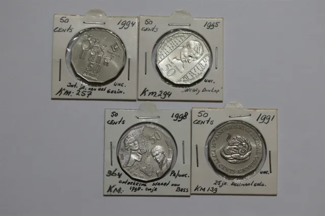 Australia - 50 Cents - 4 Commemorative Coins B49 #1582