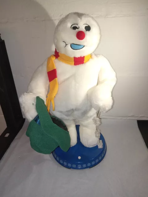 VTG Gemmy Frosty the Snowman Animated Dancing Singing 2002 *READ*