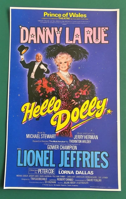 danny-la-rue-lionel-jeffries-hello-dolly-prince-of-wales-theatre-flyer