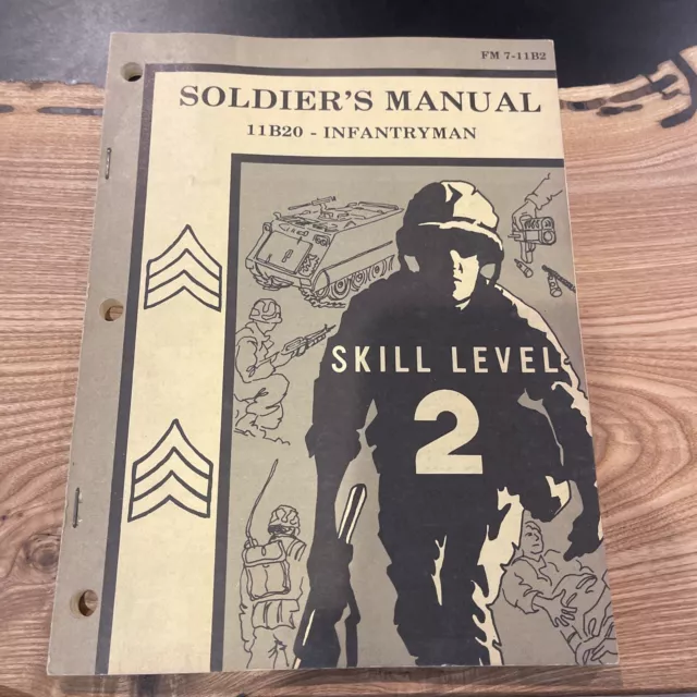 Late 70’s Soldier’s Manual 11B2, Infantryman Skill Level 2 FM 7-11B2