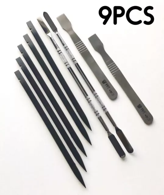Metal + Plastic Pry Spudger Sticks Repair Tools Set for iPhone iPad Smartphone A