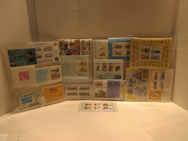 18 Different Souvenir Sheets Mint Never Hinged Catalog Value 85 Dollars 2