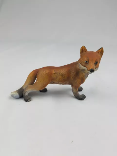 Vintage Lefton Japan porcelain fox figurine collectible home decor