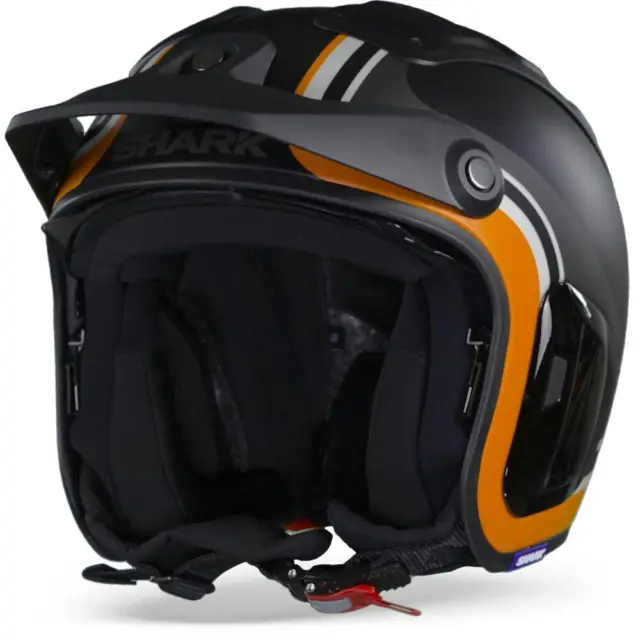 Shark X-Drak 2 Hister KAO Matt Black Anthracite Orange Jet Helmet