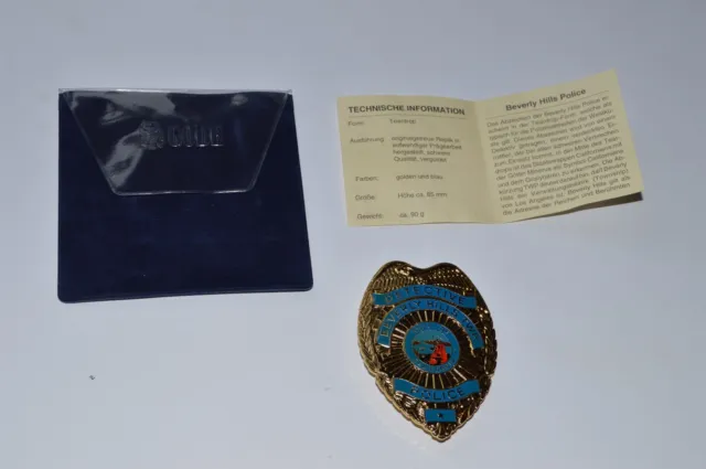 historisches Abzeichen Collector US Police Beverly Hills TWP California