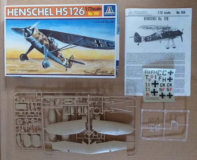 Maquette FM Fonderie Miniature 1/48 – Henschel 126 – Avion Militaire LP469