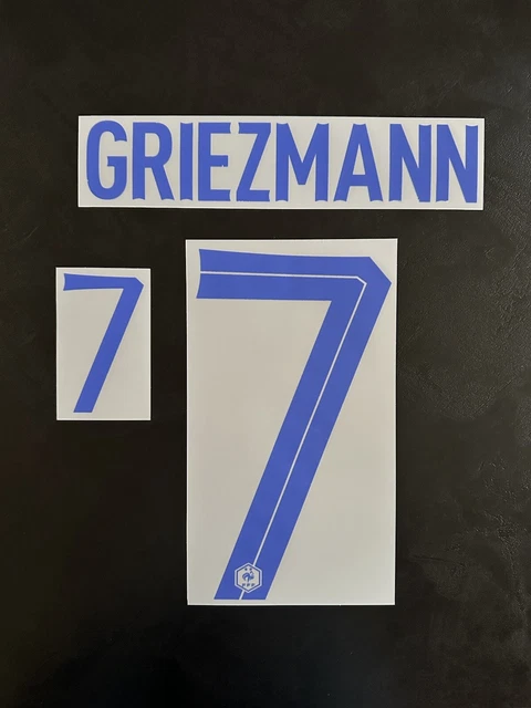 FLOCAGE NAMESET OFFICIEL Equipe De France 2022/2024 Griezmann EUR 20,00