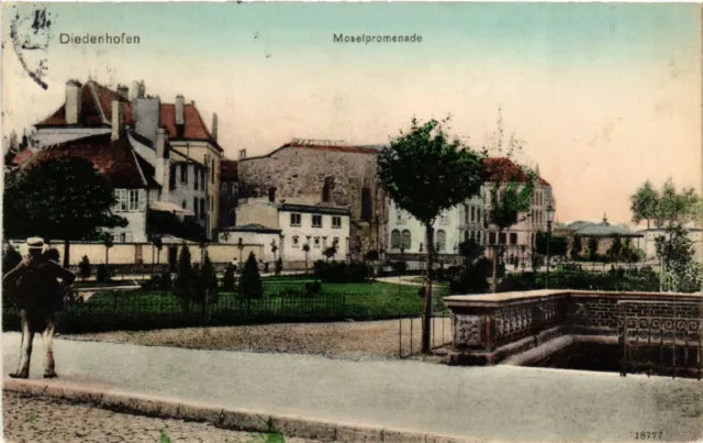 CPA AK DIEDENHOFEN - Moselpromenade (454742)