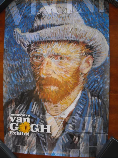 Vincent Van Gogh Immersive Exhibit Poster 36” x 24” New Sealed Collectable Print