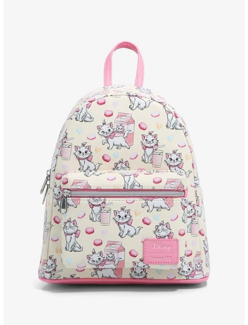 Loungefly Disney The Aristocats Marie Milk & Macarons Mini Backpack - New