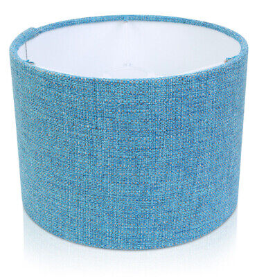 Prestigious Blue Weave Lampshade, Table Lamp, Pendant, Ceiling Shade, Drum Shade