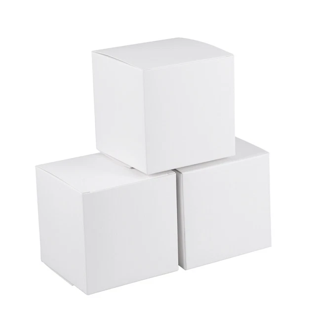 12 Pcs Boîte De Papier Kraft Pliable Bonbons Sacs Party Favors Doux