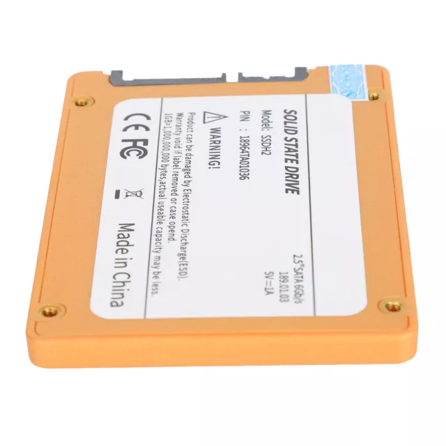 (3)2.5inch SSD Drive Internal SSD Golden High Speed Plastic Hard Drive For