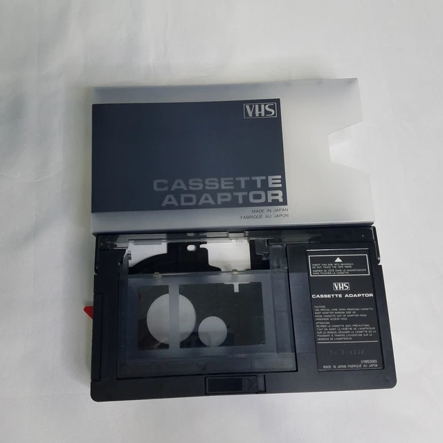 VHSC TO VHS Cassette Adapter Battery Operated Motorized Converter