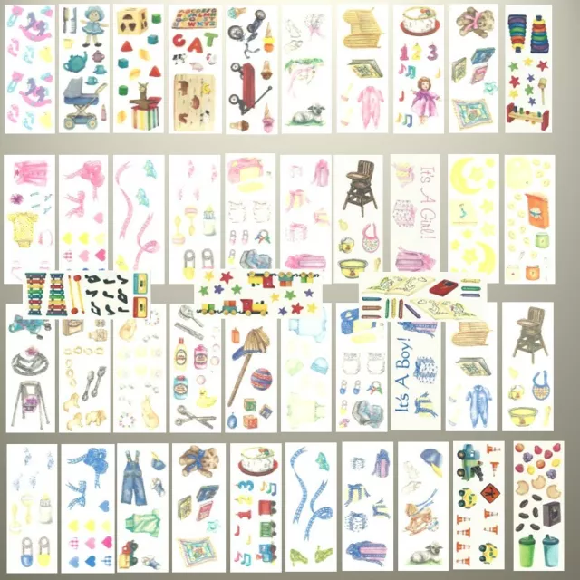 Creative Memories BABY BOY, GIRL & TODDLER STUDIO STICKERS - VARIETY TO CHOOSE