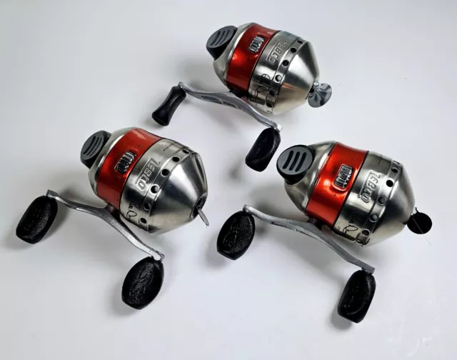 3 EACH, BILL DANCE SPECIAL EDITION BLACK 3 BB CRAPPIE POLE REEL ONE SET OF 3