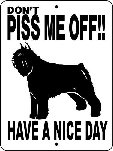 0331 Bouvier des Flandres 9"x12" Aluminum Sign