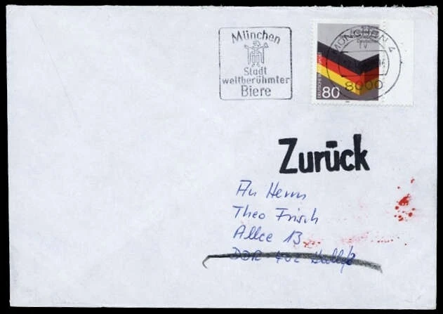 1985, Bundesrepublik Deutschland, 1265, Brief - 1763266