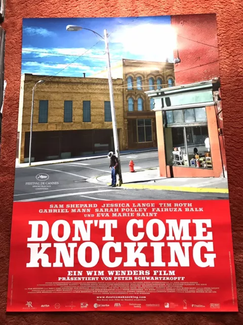 Don't come knocking Kinoplakat Poster A0, 84x119cm, Wim Wenders, Jessica Lange