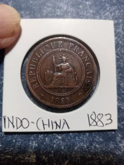 Indo china centime 1883