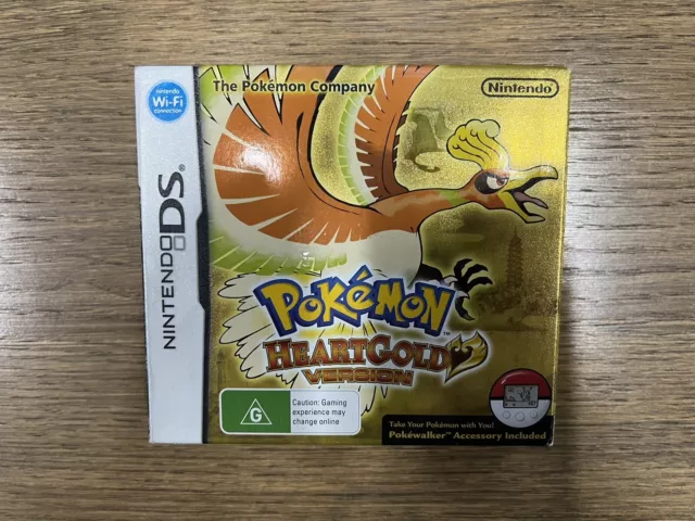 Pokemon HeartGold Version Nintendo DS Game Case Authentic