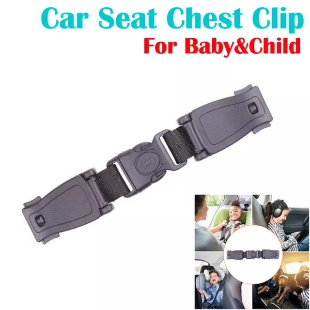 Baby Car Safety Seat Strap Clip Harness Chest Belt Child Buggy Buckle Lock DF