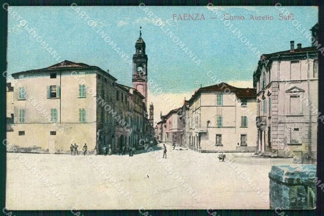 Ravenna Faenza Corso Aurelio Saffi cartolina RB7766
