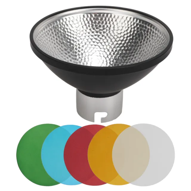 Plato de belleza reflector estándar para AD M con 5 filtros de color difusor suave Reino Unido