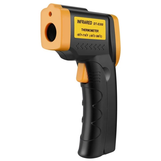 Termometro A Infrarossi Laser Con Display LCD, Da -50°C A 400°C, Pistola Digitale Per Cucina, Pizza, Forno, Barbecue E Frigorifero