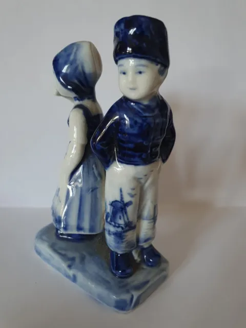 Delft Figurine en porcelaine émaillée peint main