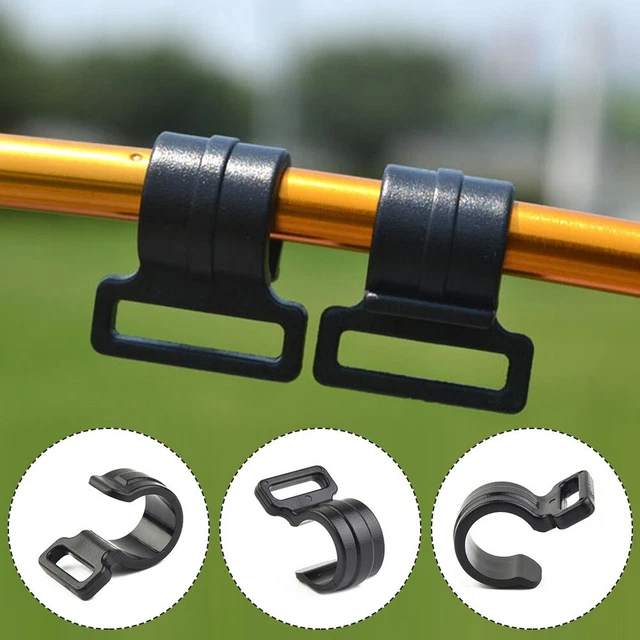 Kunststoff C Clips Zelthaken Wohnwagen fest Outdoor Link Stange wiederverwendbar hochwertig