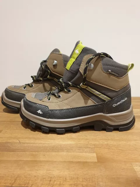 Decathlon Quechua Waterproof boots Size 13c Junior, kids Mountain Walking Hiking