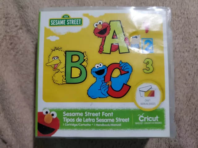 Cricut Sesame Street Font Cartridge Complete Link Status Unknown