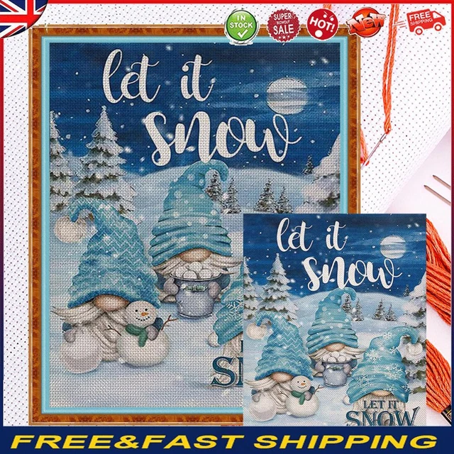 Christmas Goblin Full Cross Stitch 11CT Cotton Thread DIY Counted Embroidery Kit