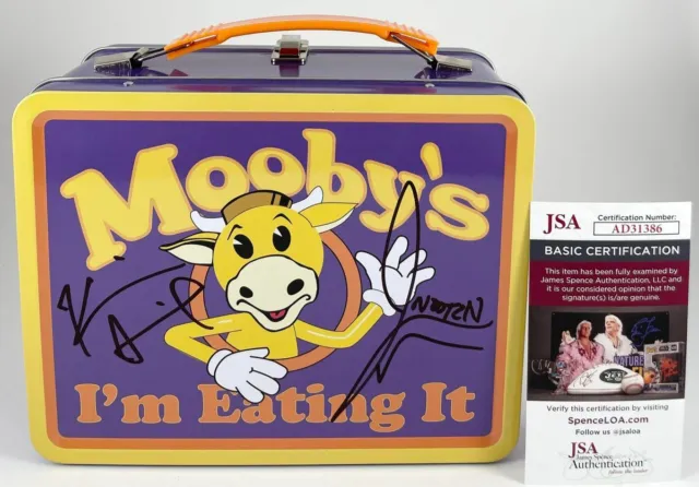 Kevin Smith & Jason Mewes Signed Clerks II Mooby's Metal Lunch Box JSA COA