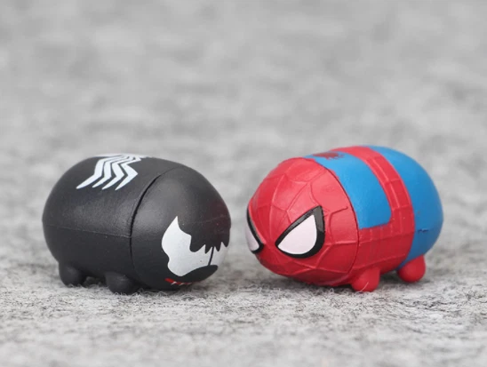 8PCS Marvel Loki VENOM Thor Disney TSUM TSUM Mini Action Figures PVC Toys Dolls 3