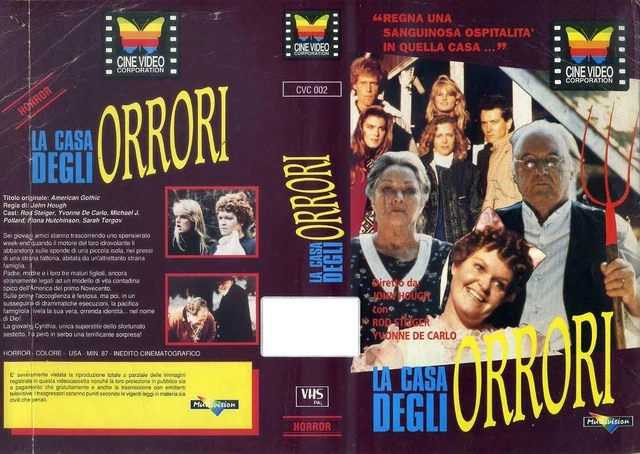 LA CASA DEGLI Orrori 1988 Rarissima Vhs Horror Originale Cine Video