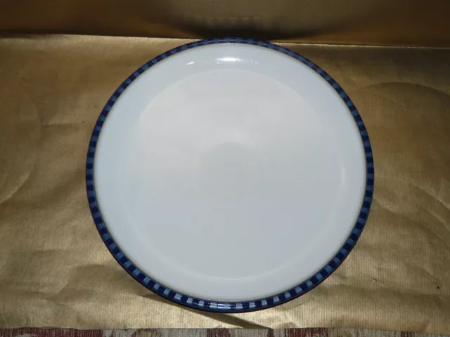 denby reflex blue and white dinner plate 27cm diameter