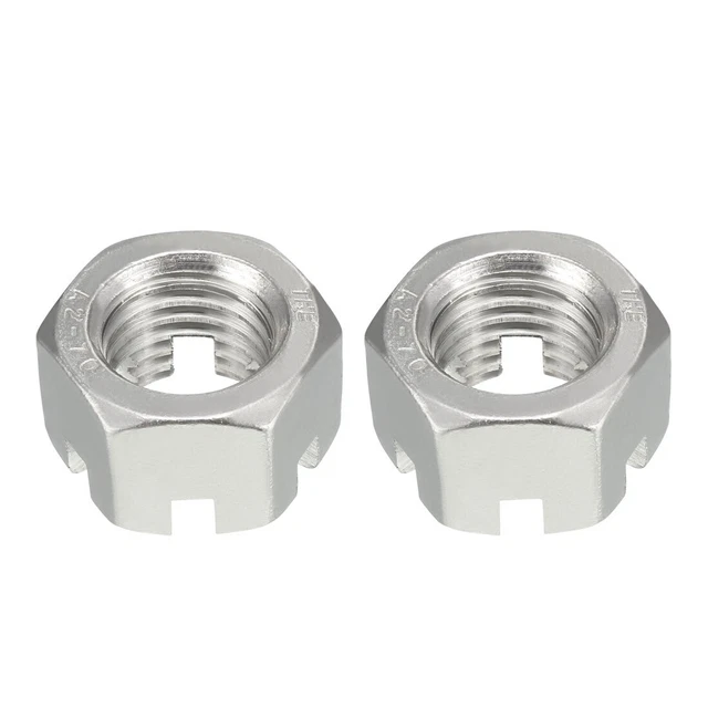 M20xpasso 2,5mm acciaio inossidabile 304 scanalato dadi esagonali,confezione 2