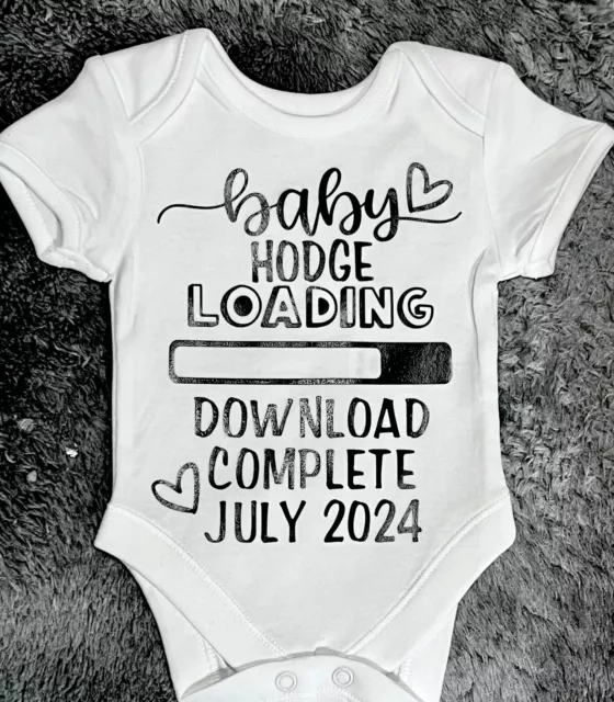 Pregnancy Baby Announcement Vest Due 2024 / 2025  Fast Dispatch 1St Class P&P