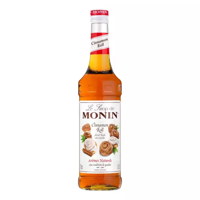 Monin Sirup Cinnamon Roll 700ml - Cocktails Milchshakes (1er Pack)