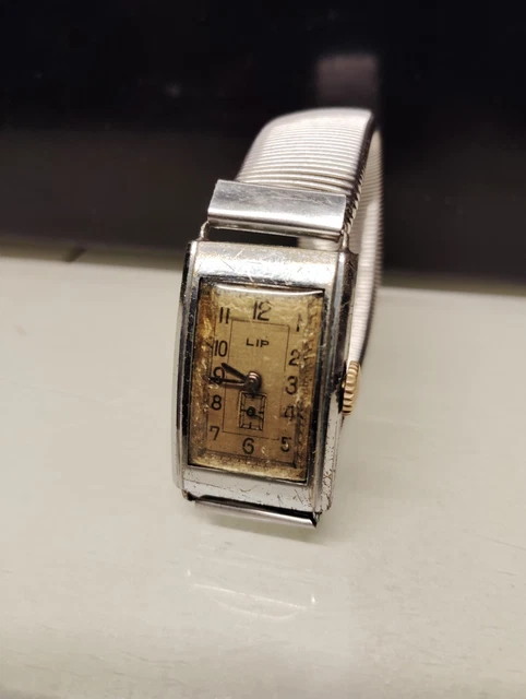 Cadran Montre LIP T18 Vintage - Ancien Stock - 18x28,7 Mm - Pièce Horlogère