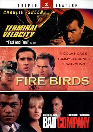 Terminal Velocity & Fire Birds + Bad Company - TF Charlie Sheen, Nicolas Gage,