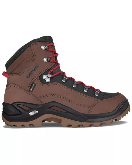 Lowa Renegade Mid GTX Gore-tex Boots Man, Mahagony/Red