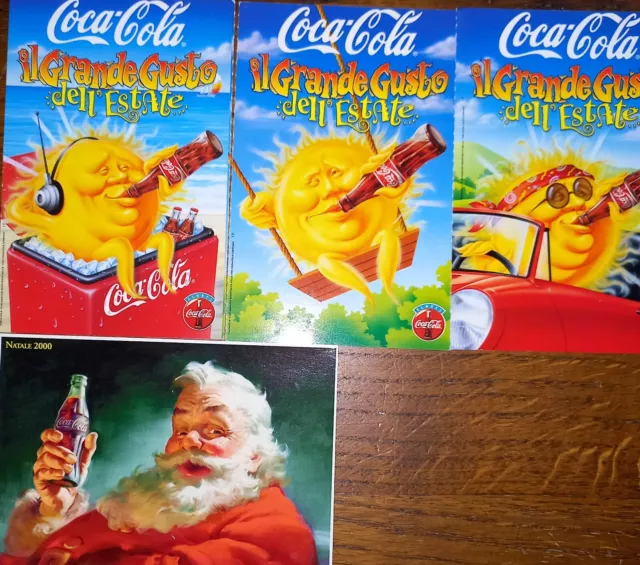 cartoline  coca cola