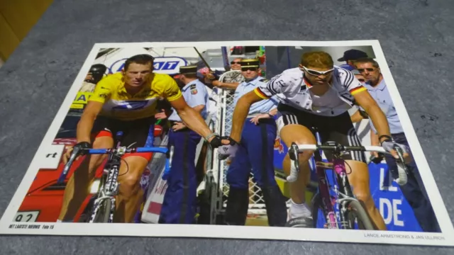 Photographie Cyclisme Cycliste Armstrong Ullrich Het Laatste Nieuws Tour  France