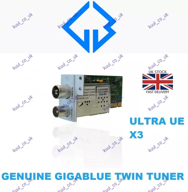 Originale GigaBlue DVB-C/T sintonizzatore doppio (twin) per Ultra UE e X3 HD