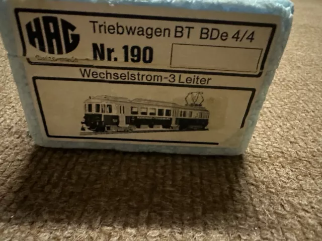 HAG Nr 190 Triebwagen BT BDe 4/4