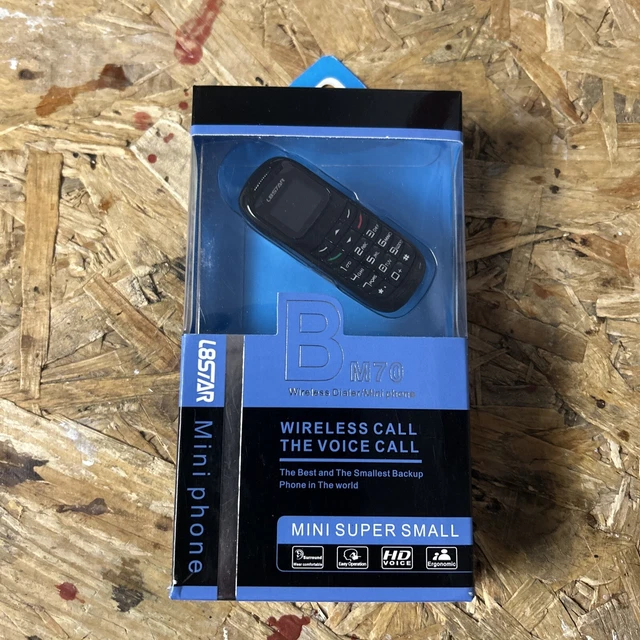 Mini Téléphone Portable L8star BM70 - Bluetooth, GPS, 2G/3G - Écran 0.66 Pouces