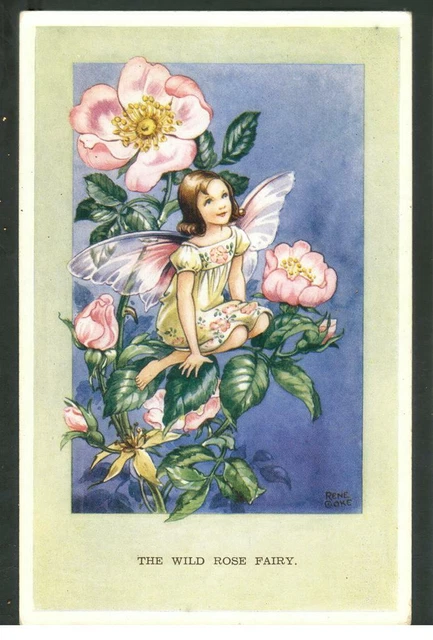 Carte Postale Ancienne Illustrateur Rene Cloke-Enfant Papillon